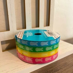 Peeps Bunny Ribbon Easter Spring Decor 36’x 2”